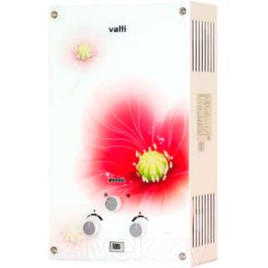 Газовая колонка Vatti LR 20 Красный мак / Стеклянная панель A