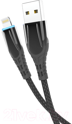 Кабель Olmio SmartLED USB 2.0 - Lightning / 041627 Кабель Olmio SmartLED USB 2.0 - Lightning / 041627