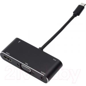 Кабель/переходник ATcom AT2810 Type-C(m) - HDMI+VGA+USB