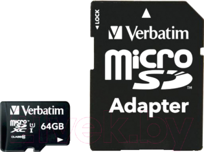 Карта памяти Qumo microSDXC (Class 10) 64GB (QM64GMICSDXC10U3)