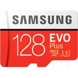Карта памяти Samsung Evo Plus MicroSD 128GB (MB-MC128HA/RU)