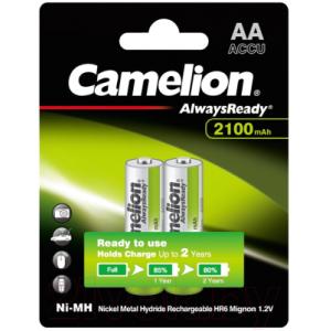 Комплект аккумуляторов Camelion AA-2100-BP2 NH Always Ready