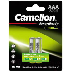 Комплект аккумуляторов Camelion AAA-900-BP2 NH Always Ready