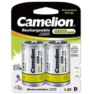Комплект аккумуляторов Camelion D-4500mAh-BP2 NC