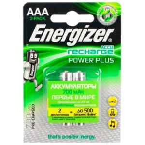 Комплект аккумуляторов Energizer Power Pluse AAA 700mAh / E300626501