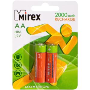 Комплект аккумуляторов Mirex HR6 / HR6-20-E2