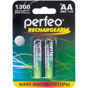Комплект аккумуляторов Perfeo AA1300mAh/2BL