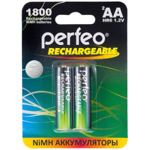 Комплект аккумуляторов Perfeo AA1800mAh/2BL