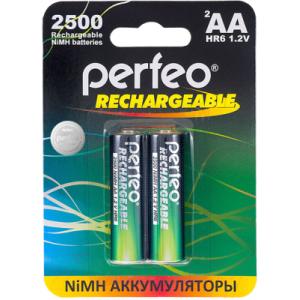 Комплект аккумуляторов Perfeo AA2500mAh/2BL