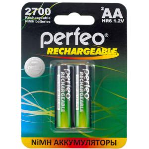 Комплект аккумуляторов Perfeo AA2700mAh/2BL