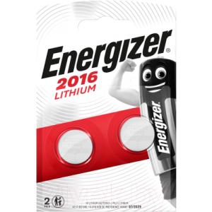 Комплект батареек Energizer CR2016 Lithium BL-2 3V / 638711