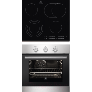 Комплект встраиваемой техники Electrolux EOB2100COX + EHF96547FK