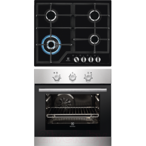 Комплект встраиваемой техники Electrolux EOB2100COX + GPE363MB