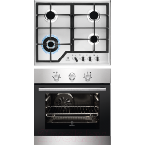 Комплект встраиваемой техники Electrolux EOB2100COX + GPE363MX