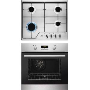 Комплект встраиваемой техники Electrolux EZB52430AX + GPE262MX