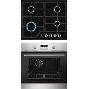 Комплект встраиваемой техники Electrolux EZB52430AX + GPE263MB