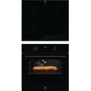Комплект встраиваемой техники Electrolux OEF5E50Z + HOF650FMF