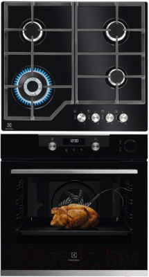 Комплект встраиваемой техники Electrolux OKC6P51X + GPE363YK Комплект встраиваемой техники Electrolux OKC6P51X + GPE363YK