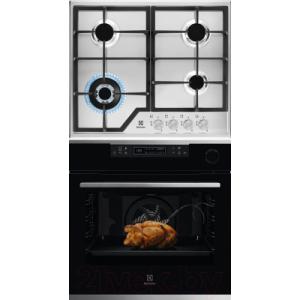 Комплект встраиваемой техники Electrolux OKC8P31X + GEE363MX