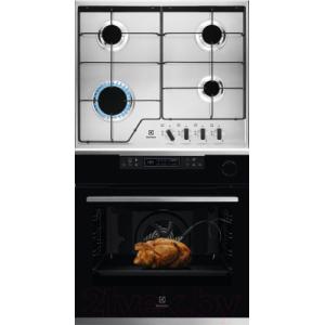 Комплект встраиваемой техники Electrolux OKC8P31X + GPE262MX