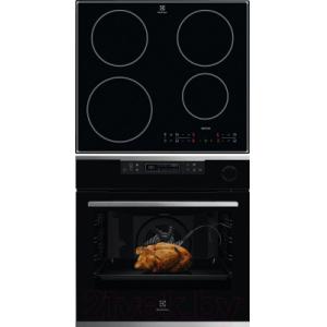 Комплект встраиваемой техники Electrolux OKC8P31X + IPEV644RCC