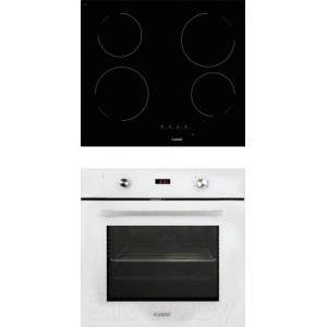 Комплект встраиваемой техники Exiteq EXO-205 White + EXH-100CB