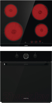 Комплект встраиваемой техники Gorenje BO74SYB + ECT641BSC Комплект встраиваемой техники Gorenje BO74SYB + ECT641BSC
