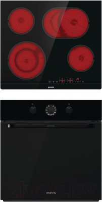 Комплект встраиваемой техники Gorenje BO74SYB + ECT643SYB Комплект встраиваемой техники Gorenje BO74SYB + ECT643SYB