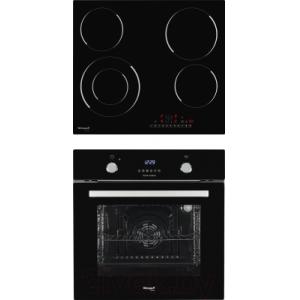 Комплект встраиваемой техники Weissgauff EOA29PDB+HV641BS