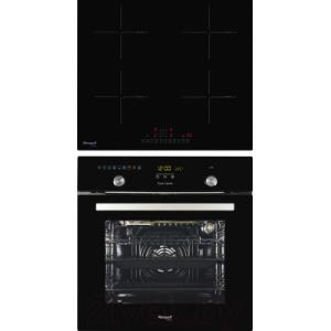 Комплект встраиваемой техники Weissgauff EOA691PDB + HI640BS