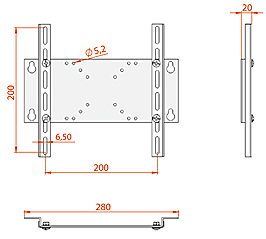 Кронштейн для телевизора Electric Light КБ-01-28