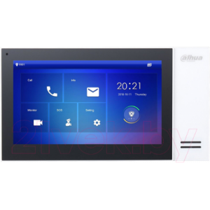 Монитор IP-видеодомофона Dahua DHI-VTH2421FW-P