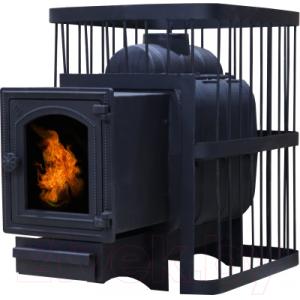 Печь-каменка КомфортПром Чугун со стеклом 10013002