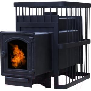 Печь-каменка КомфортПром Сталь со стеклом 10013006