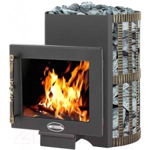 Печь-каменка Везувий Скиф Ковка 22 Панорама