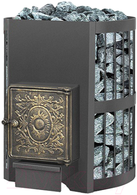 Печь-каменка Везувий Скиф Стандарт 16 (ДТ-4) без выносного туннеля Печь-каменка Везувий Скиф Стандарт 16 (ДТ-4) без выносного туннеля