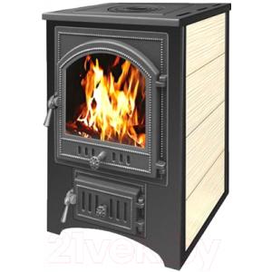 Печь-камин Везувий ПК-01 (205) с плитой