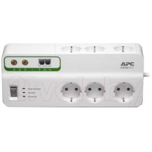 Сетевой фильтр APC Home/Office SurgeArrest PMH63VT-RS