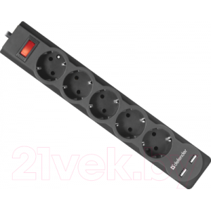 Сетевой фильтр Defender DFS-755 / 99755