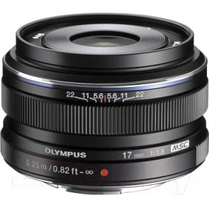 Широкоугольный объектив Olympus М.Zuiko Digital 17mm f1.8