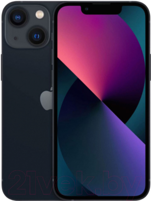 Смартфон Apple iPhone 13 Mini 256GB / MLM43 (темная ночь) Смартфон Apple iPhone 13 Mini 256GB / MLM43 (темная ночь)