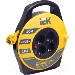 Удлинитель на катушке IEK WKP15-16-04-10