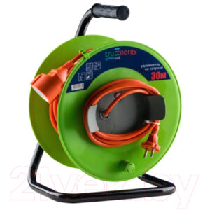 Удлинитель на катушке Truenergy Truenergy ПВС 2x1.5мм.кв. / 15506