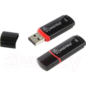 Usb flash накопитель SmartBuy Crown Black 64GB (SB64GBCRW-K)