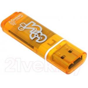 Usb flash накопитель SmartBuy Glossy Orange 32GB (SB32GBGS-Or)