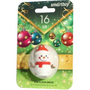 Usb flash накопитель SmartBuy NY Снеговик 16Gb (SB16GBSnowP)