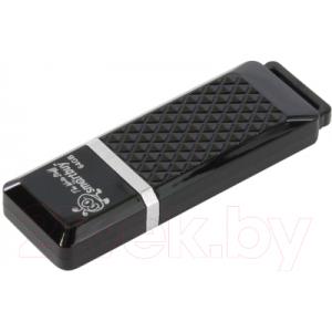 Usb flash накопитель SmartBuy Quartz 64GB Black (SB64GBQZ-K)
