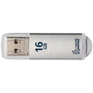 Usb flash накопитель SmartBuy V-Cut Series Silver 16Gb (SB16GBVC-S)