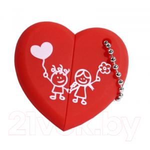 Usb flash накопитель SmartBuy Wild Сердце 16GB (SB16GBHeart)