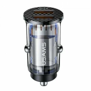 Автомобильное зарядное USAMS US-CC122 C23 36W Dual USB CC122CC01 (черный)